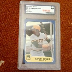 Barry Bonds RC GRADED